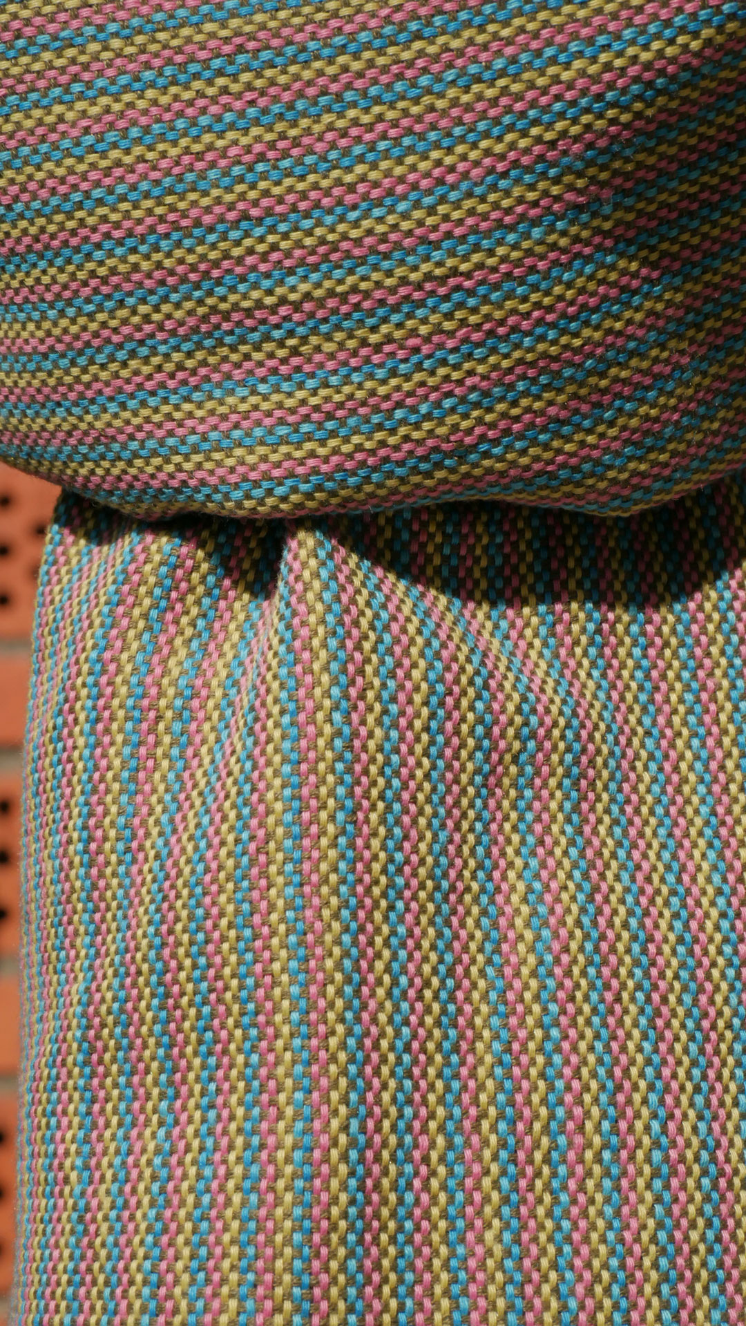 Rashin Cotton M Linien ins Orange – Bild 2