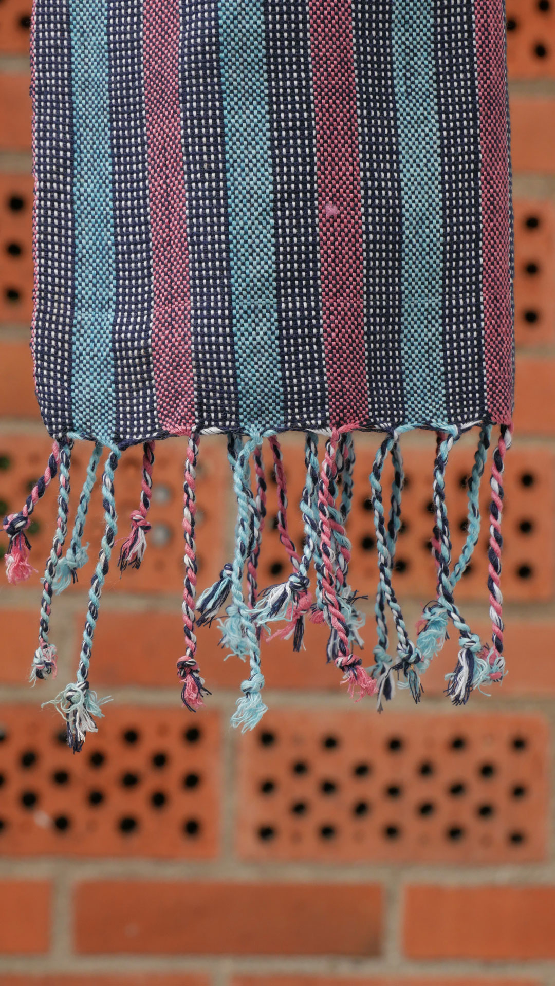 Rashin Cotton M Karo Rot Blau – Bild 3