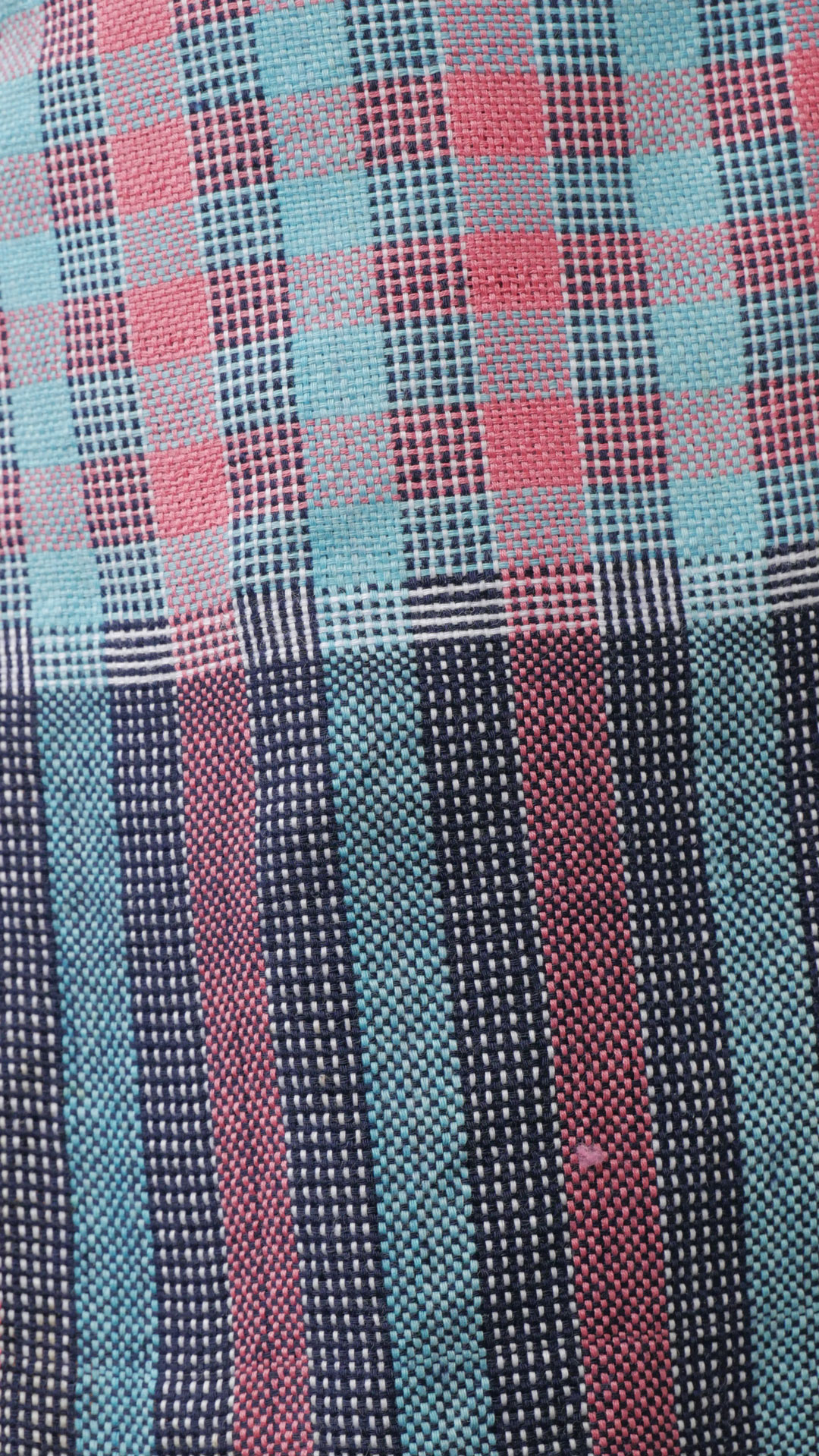 Rashin Cotton M Karo Rot Blau – Bild 4