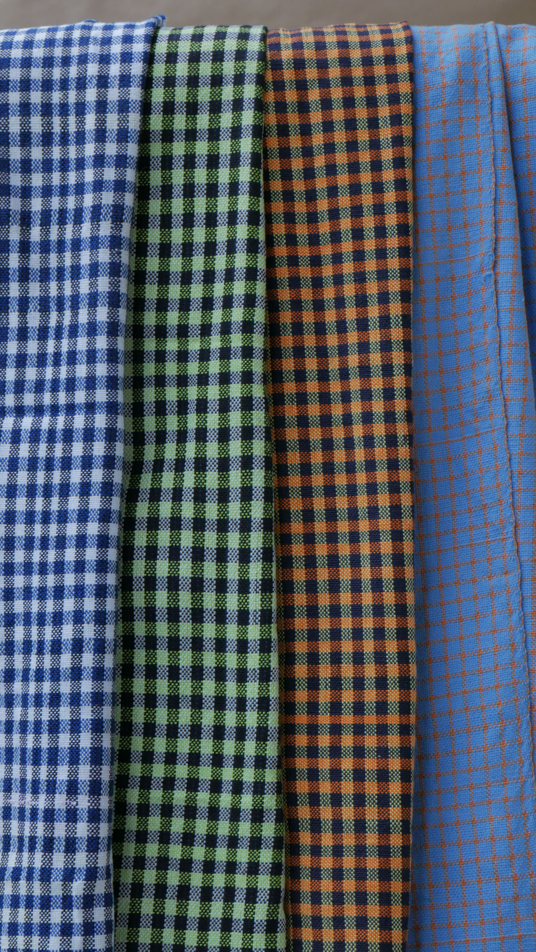 Rashin Cotton M Dark Karo to Blue – Bild 3