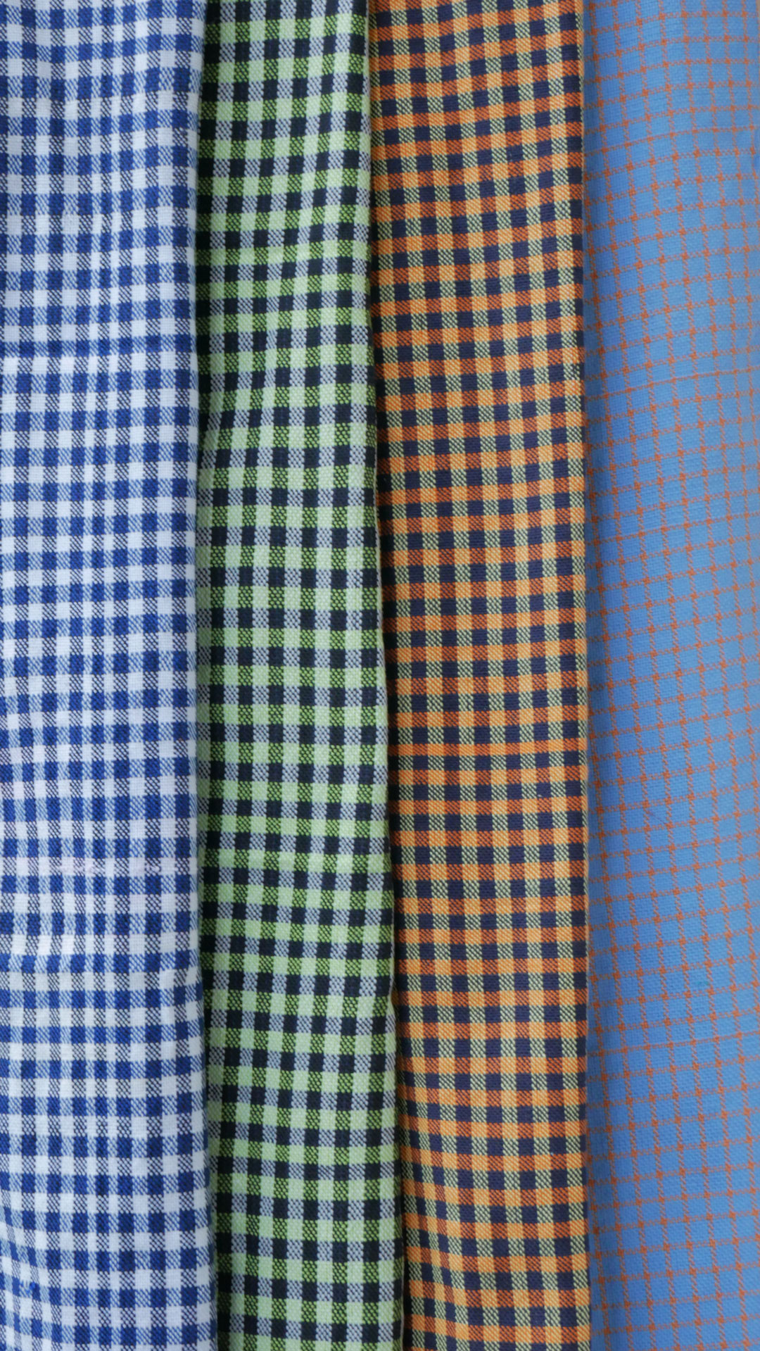 Rashin Cotton M Dark Karo to Blue – Bild 5