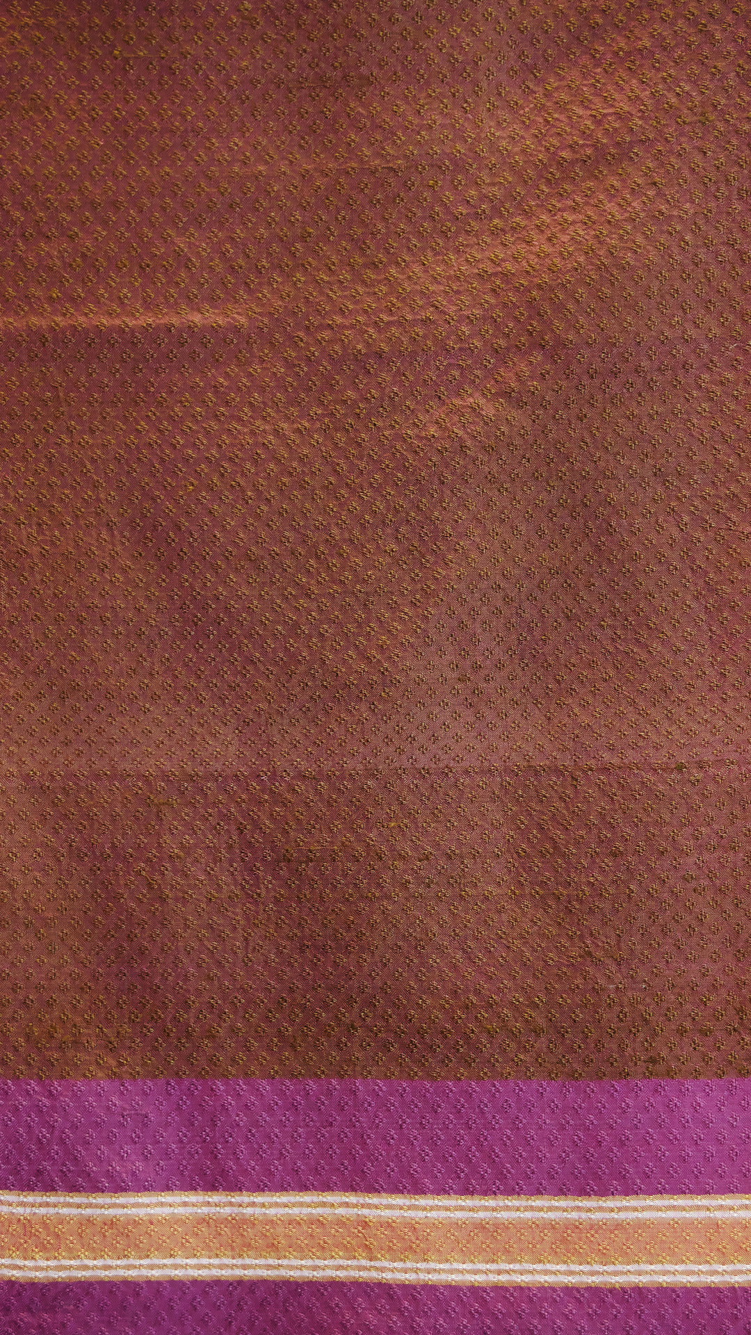Rashin S Seiden Schal Braun Violett – Bild 7